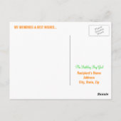 Happy 60th Birthday Milestone Briefkaarten - in he (Achterkant)