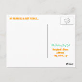Happy 60th Birthday Milestone Briefkaarten - in Si (Achterkant)