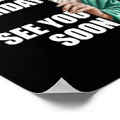 Happy 60th Birthday See You Soon Jesus Design Poster (Hoek)