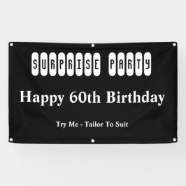 Happy 60th Birthday Surprise Party Spandoek