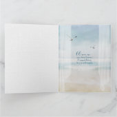 Happy 60th Jubileum open strand window Kaart (Binnen)