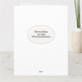 Happy 60th Jubileum open strand window Kaart (Achterkant)