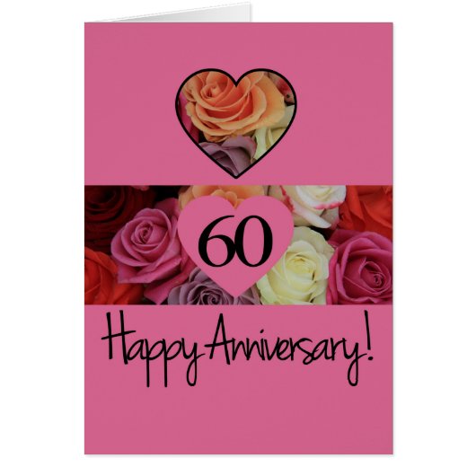 Happy 60th Jubileum rozen (Voorkant)