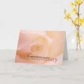 Happy 60th Jubileum rozen Kaart (Gele Bloem)