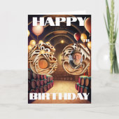 Happy 60th wijnvaten Verjaardag Kaart (Voorkant)