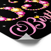 Happy 63rd Birthday 63 Years Old Men Women Birthda Poster (Hoek)