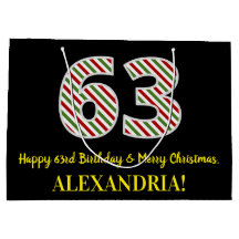 Happy 63rd Birthday & Merry Kerstmis, aangepaste n