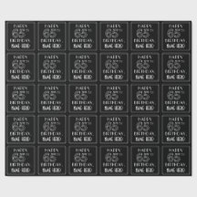 HAPPY 65TH BIRTHDAY; Art Deco Style met aangepaste