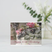 Happy 65th Birthday Briefkaart (Staand voorkant)