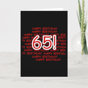 Happy 65th Birthday Kaart