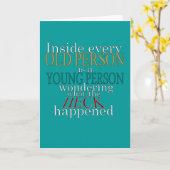 Happy 65th Birthday Kaart (Gele Bloem)