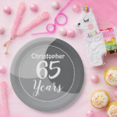 Happy 65th Birthday Party Paper Bord (Feest)