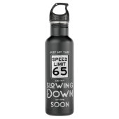 Happy 65th Birthday Speed Limit Sign 65 Waterfles