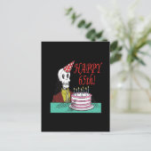Happy 65th briefkaart (Staand voorkant)