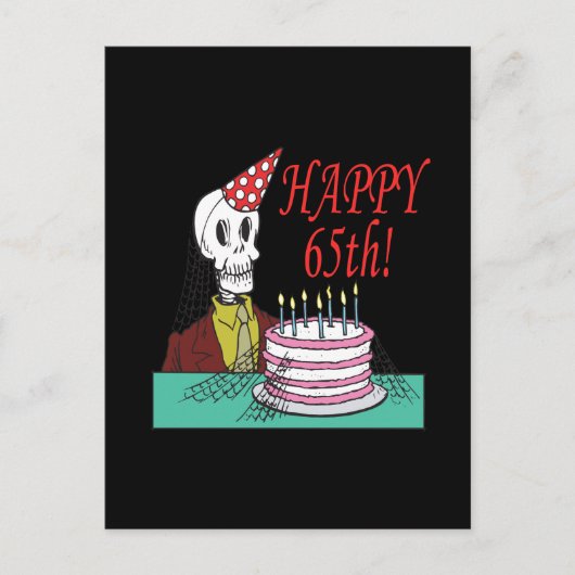Happy 65th briefkaart (Voorkant)