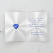 Happy 65th Wedding Jubileum Kaarten voor Ouders (Binnen)