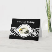 Happy 66th Birthday Tough Old Bird Bald Eagle Kaart (Voorkant)