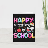 Happy 67 Days Of School 67th Day Smarter Six Seven Kaart (Voorkant)