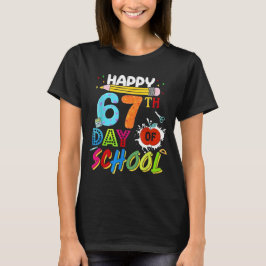 Happy 67 Days of School 67th Day Smarter Six Seven T-shirt