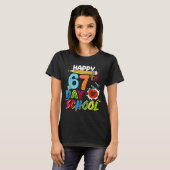 Happy 67 Days of School 67th Day Smarter Six Seven T-shirt (Voorkant volledig)