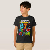 Happy 67 Days Of School 67th Day Smarter Six Seven T-shirt (Voorkant volledig)