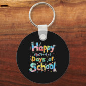 Happy 67 Days Of School Math Equation Teacher Six Sleutelhanger (Voorkant)
