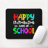 Happy 67 Days Of School Math Teacher Students Six Muismat (Met muis)