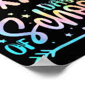 Happy 67 Days Of School Math Teacher Students Six  Poster (Hoek)