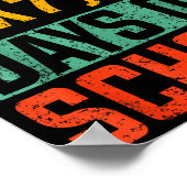 Happy 67 Days Of School Math Teacher Students Six Poster (Hoek)