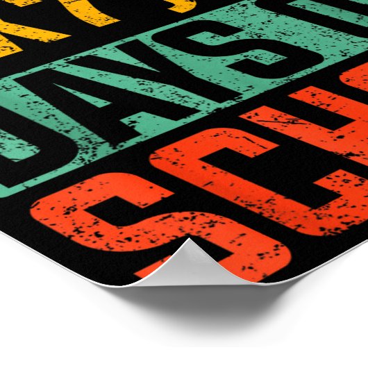 Happy 67 Days Of School Math Teacher Students Six  Poster (Hoek)