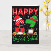 Happy 67 Days Of School Six Seven 67 Christmas San Kaart (Gele Bloem)