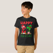 Happy 67 Days Of School Six Seven 67 Christmas San T-shirt (Voorkant volledig)