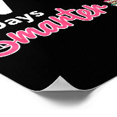 Happy 67 Days Smarter School Student Teacher Kids Poster (Hoek)