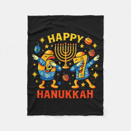 Happy 67 Hanukkah Funny Holiday Meme Design Fleece Deken (Voorkant)