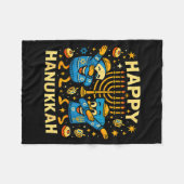 Happy 67 Hanukkah Funny Holiday Meme Design  Fleece Deken (Voorkant (Horizontaal))