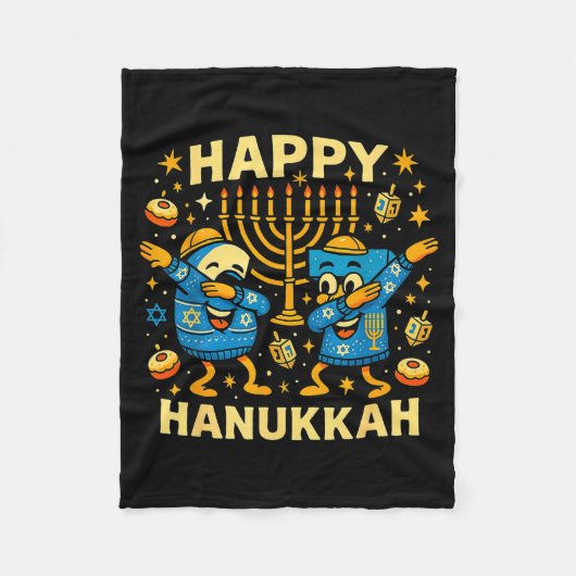 Happy 67 Hanukkah Funny Holiday Meme Design  Fleece Deken (Voorkant)