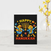Happy 67 Hanukkah Funny Holiday Meme Design Kaart (Gele Bloem)