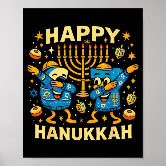Happy 67 Hanukkah Funny Holiday Meme Design  Poster (Voorkant)
