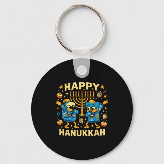 Happy 67 Hanukkah Funny Holiday Meme Design Sleutelhanger (Voorkant)