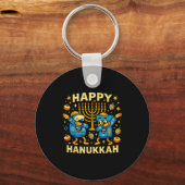 Happy 67 Hanukkah Funny Holiday Meme Design Sleutelhanger (Voorkant)