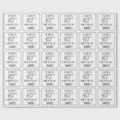 HAPPY 67TH BIRTHDAY; Art Deco Style; aangepaste na Cadeaupapier (Vlak)