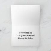 Happy 67th Birthday Goose flapping Kaart (Binnen)