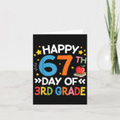 Happy 67th Day Of 3rd Grade Teachers 67 Days Of Sc Kaart (Voorkant)