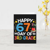 Happy 67th Day Of 3rd Grade Teachers 67 Days Of Sc Kaart (Gele Bloem)