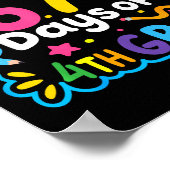 Happy 67th Day Of 4th Grade School Meme 67 Kids Te Poster (Hoek)