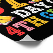 Happy 67th Day Of 4th Grade Teacher Student 67 Day Poster (Hoek)