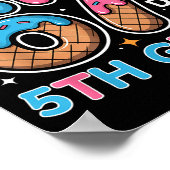 Happy 67th Day Of 5th Grade Ice Cream Drip 67 Days Poster (Hoek)