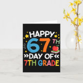 Happy 67th Day Of 7th Grade Teachers 67 Days Of Sc Kaart (Gele Bloem)