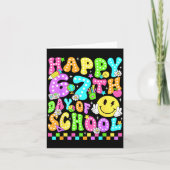 Happy 67th Day Of School 67 Days Smarter Teacher G Kaart (Voorkant)