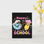 Happy 67th Day Of School Cute Ice Cream 100 Days S Kaart (Gele Bloem)